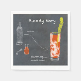 Serviette En Papier Recette Bloody Mary