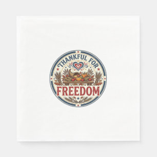 Serviette En Papier Reconnaissant pour la liberté Patriotique Patrioti