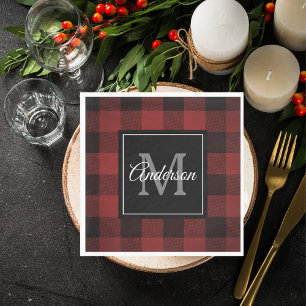 Serviette En Papier Red Buffalo   Personnel initial   Venin Napkin