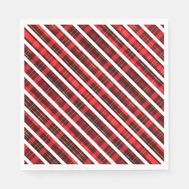 Serviette En Papier red chritmas happy day candy background (Devant)