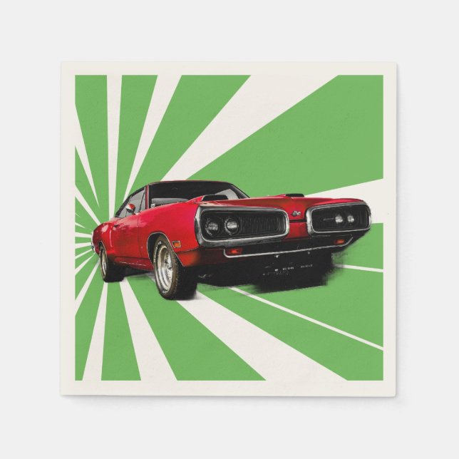 Serviette En Papier Red Muscle (Devant)
