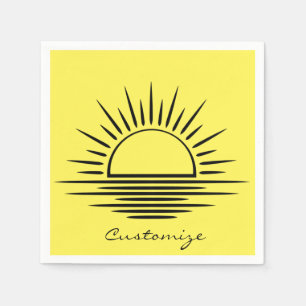 Serviette En Papier Réflexion Sunrise/Sunset Thunder_Cove