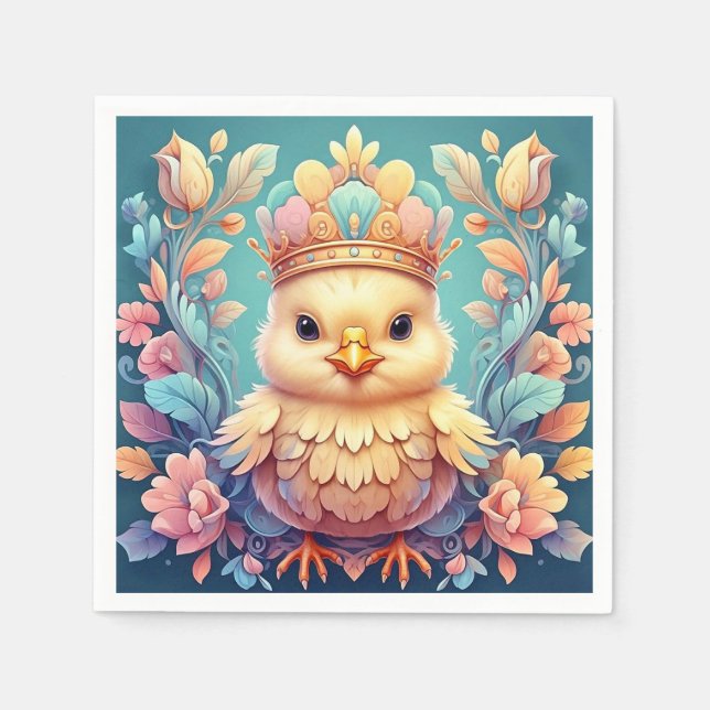 Serviette En Papier "REGAL CHICK" tasse à café. (Devant)