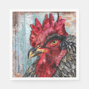 Serviette En Papier Regal Rooster Napkin