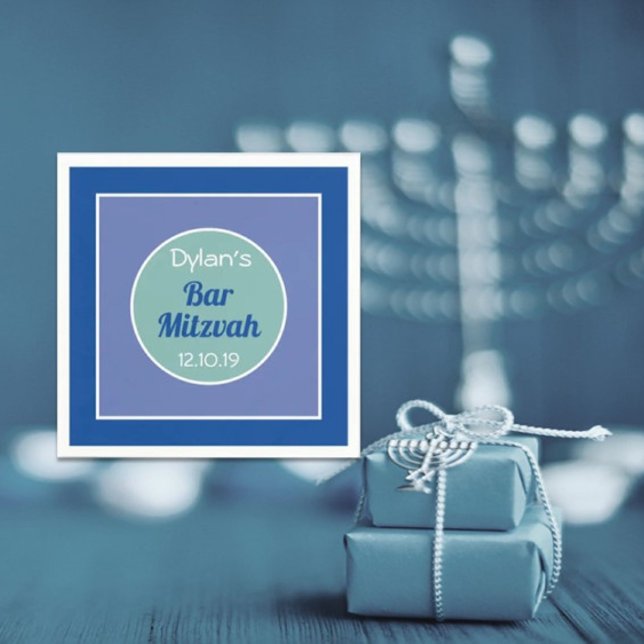 Serviette En Papier Regarde ! Serviettes de bar Mitzvah personnalisées (Créateur téléchargé)