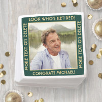 Regardez qui est retraité Green Retirement Party P
