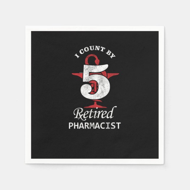 Serviette En Papier Régime de retraite des pharmaciens retraités (Devant)