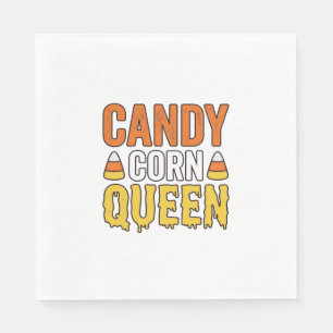 Serviette En Papier Reine de bonbons en forme de corne Design de T-Shi