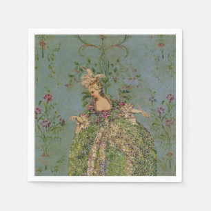 Serviette En Papier Reine Marie Antoinette (Autres Options) -