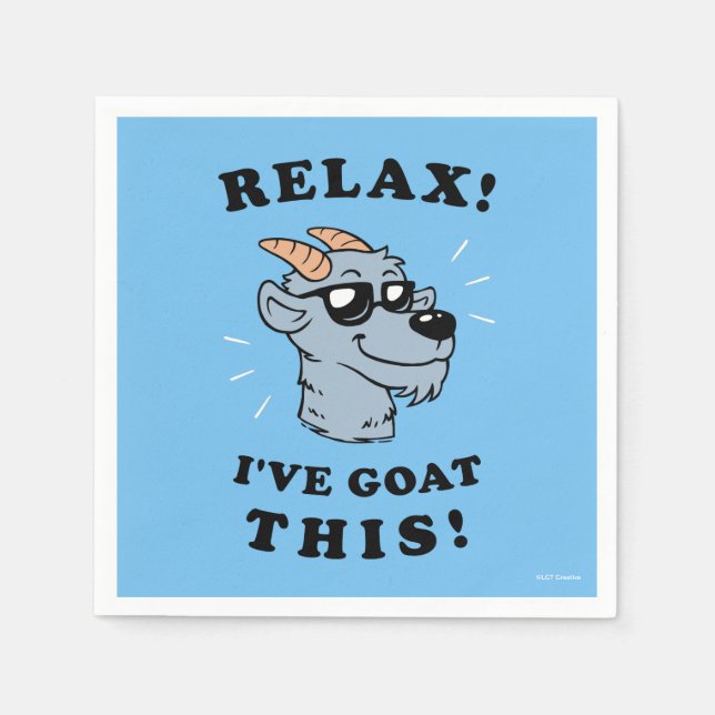 Serviette En Papier Relax ! J'ai chéri ça (Devant)