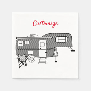 Serviette En Papier Remorque classique Caravan Thunder_Cove
