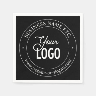 Serviette En Papier Remplacement de logo facile et texte personnalisab