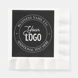 Serviette En Papier Remplacement de logo facile et texte personnalisab
