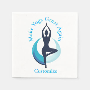 Serviette En Papier Rendre le yoga super Thunder_Cove