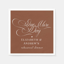 Serviette En Papier Répétition du diner de mariage