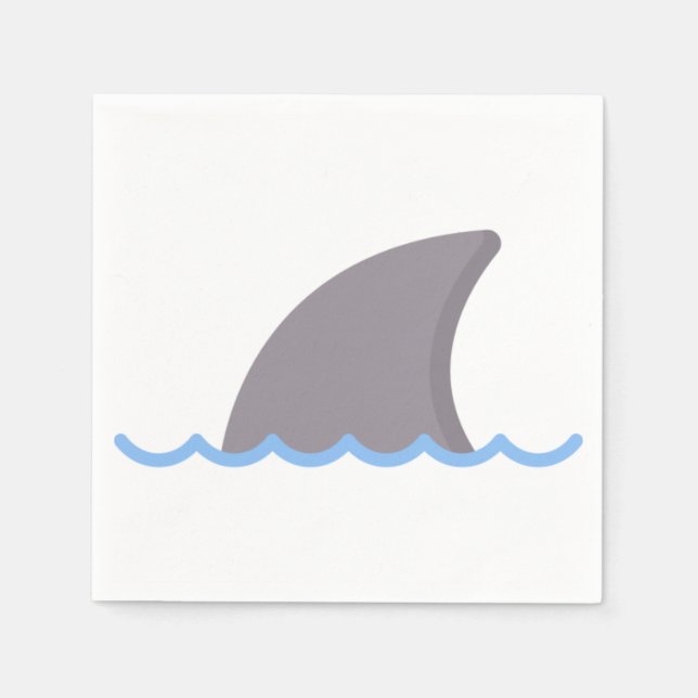 Serviette En Papier requin (Devant)