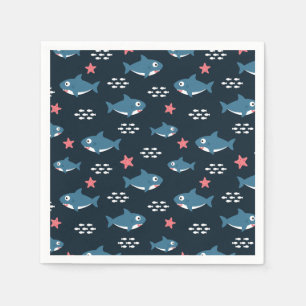 Serviette En Papier Requin