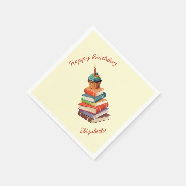 Serviette En Papier Réserver Anniversaire Enfants Lecture (Coin)