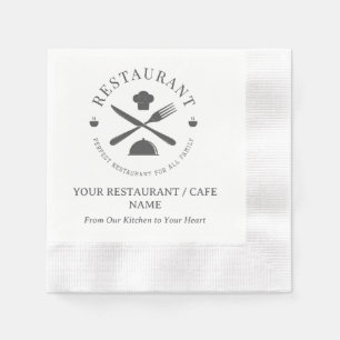 Serviette En Papier Restaurant, Café ou Diner