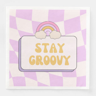 Serviette En Papier Restez Groovy