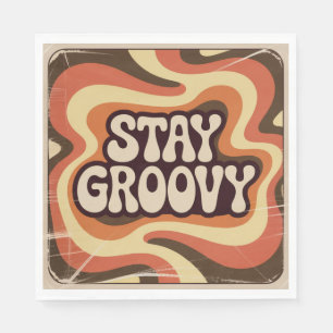 Serviette En Papier Restez Groovy