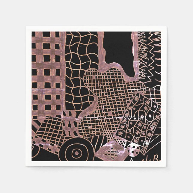 Serviette En Papier Résumé 1 (Devant)