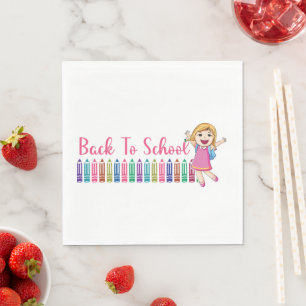 Serviette En Papier retour à l'école