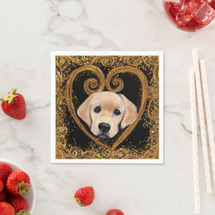 Serviette En Papier Retriever du Labrador
