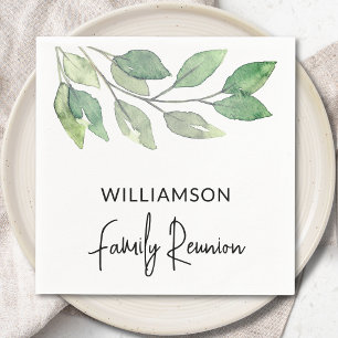Serviette En Papier Réunion de famille personnalisée