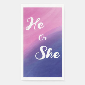 Serviette En Papier Révélation du genre de l'aquarelle