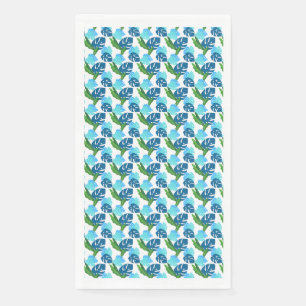 Serviette En Papier Rêves d'anniversaire de soleil tropical et de palm