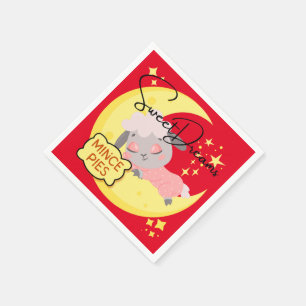 Serviette En Papier Rêves sucrés et tartes