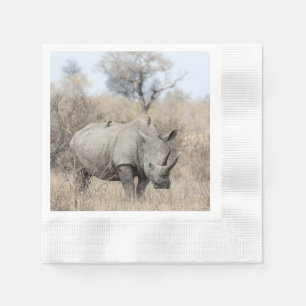 Serviette En Papier Rhino blanc