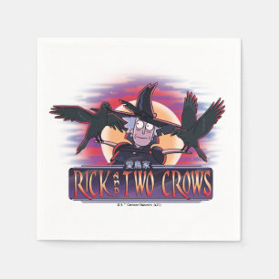 Serviette En Papier Rick et deux corbeaux