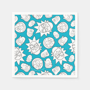 Serviette En Papier RICK ET MORTY™   Smith Family Head