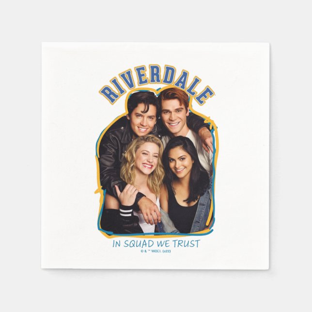 Serviette En Papier Riverdale - En Squad Nous Avons Confiance (Devant)
