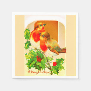 Serviette En Papier Robins des festivals