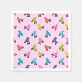 Serviette En Papier Roller Skates Design Patinage Napkins
