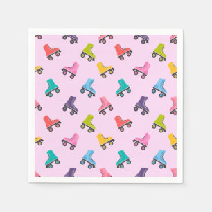 Serviette En Papier Roller Skates Design Patinage Napkins