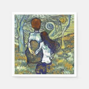 SERVIETTE EN PAPIER ROMANCE