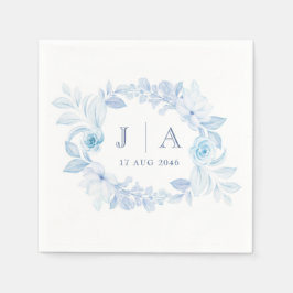 Serviette En Papier Romantic Chic Classic Floral Mariage Napkin