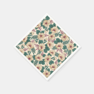 Serviette En Papier Rose