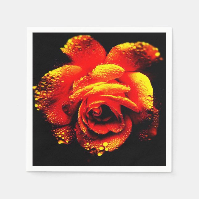 Serviette En Papier Rose (Devant)