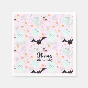 Serviette En Papier rose éffrayant