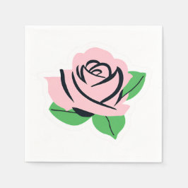 Serviette En Papier Rose rose bébé