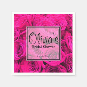 Serviette En Papier Rose Roses rose fleurs rose rose floral rose