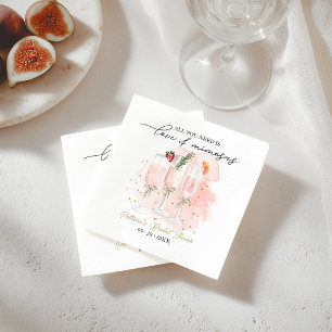 Serviette En Papier Rose Tout ce dont vous avez besoin c'est d'amour e