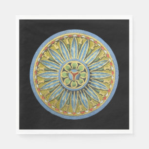 Serviette En Papier Rosette architecturale antique n° 2