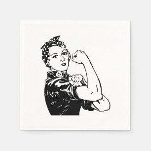 Serviette En Papier Rosie la riveteuse