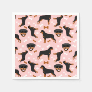 Serviette En Papier Rotation Rotties Chien Motif Napkins